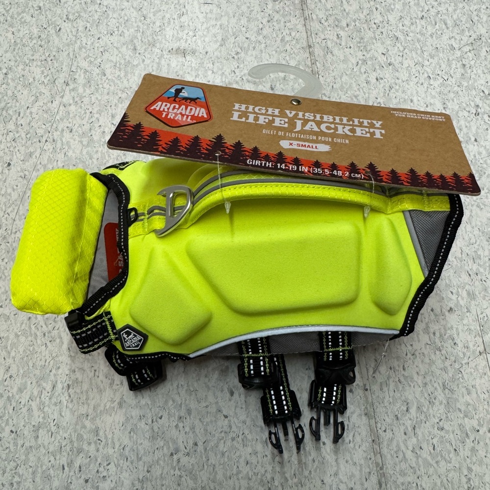 Arcadia High Visibility Dog Life Jacket - Yellow